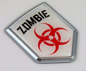 Zombie Edition 3D Chrome Auto Emblem