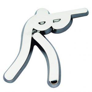 Hunting Chrome Auto Emblem