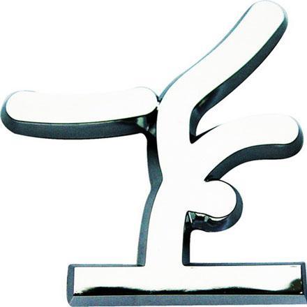 Gymnastic Chrome Auto Emblem