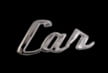 Solid Metal Chrome Smart Script Emblem - Car