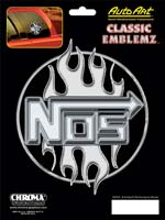 NOS Flames Design Decal