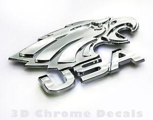 American Eagle USA Car Auto Bike chrome EMBLEM