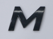 Black Letter - M