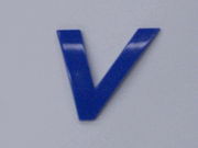 Blue Letter - V