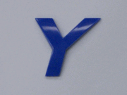 Blue Letter - Y
