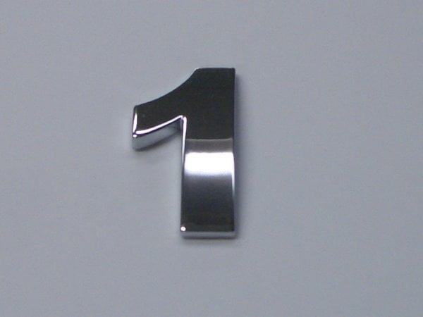 Chrome Number Style 5 - 1