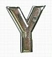 Chrome Letter Style 1 - Y