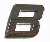 Chrome Letter Style 2 - B