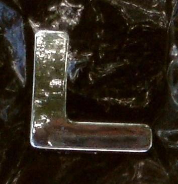 Chrome Letter Style 9 - L