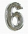 Chrome Number Style 1 - 6