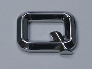 Chrome Letter Style 4 - Q