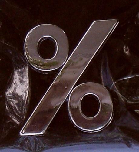 Chrome Symbol Style 9 - Percent