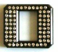 Crystal Chrome Letters BLACK - O