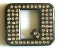 Crystal Chrome Letters BLACK - Q