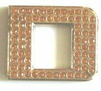 Crystal Chrome Letters GOLD - D