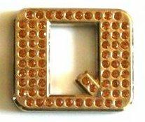 Crystal Chrome Letters GOLD - Q