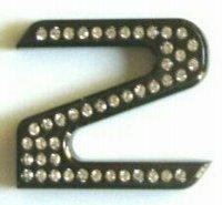 Crystal Chrome Numbers BLACK - 2