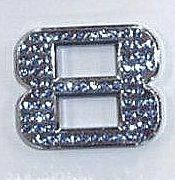 Crystal Chrome Number BLUE - 8