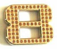 Crystal Chrome Numbers GOLD - 8