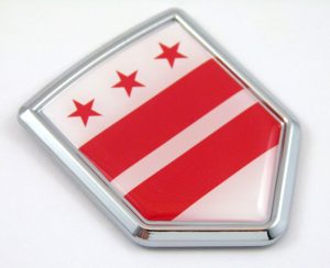 District of Colombia crest 3D Chrome Emblem