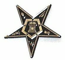 Eastern Star Chrome Car Emblem