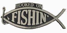 Hooked on Fishin Chrome Emblem
