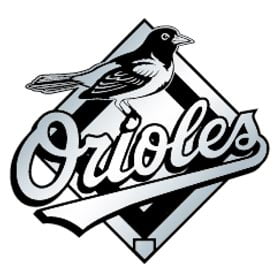 Baltimore Orioles Chrome Emblem