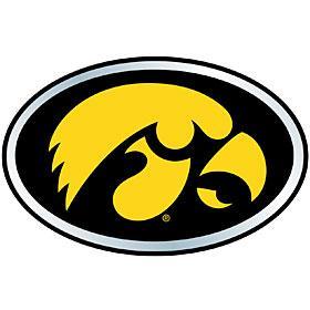 Iowa Hawkeyes Color Auto Emblem
