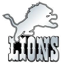 Detroit Lions Chrome Emblem