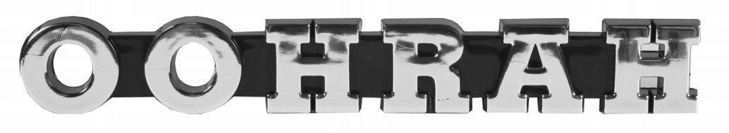 OOHRAH Triple Chrome Plated Adhesive ABS Chrome Emblem