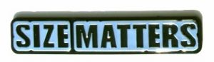 20 SIZE MATTERS Chrome Emblems