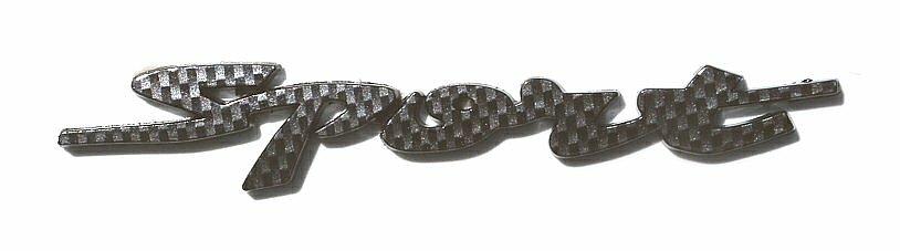 SPORT Carbon Fiber Emblem
