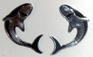 20 Shark Emblems PAIR
