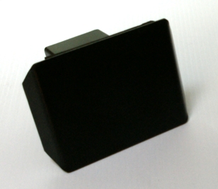 Satin Black Solid Metal 2 inch Hitch Cover