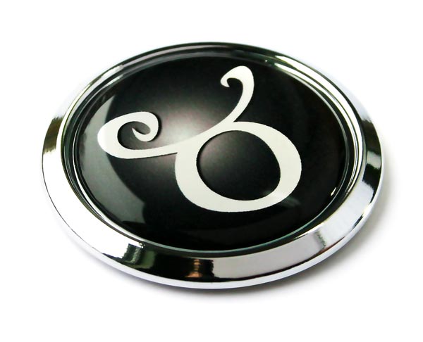Zodiac Taurus 3D Adhesive Chrome Auto Emblem